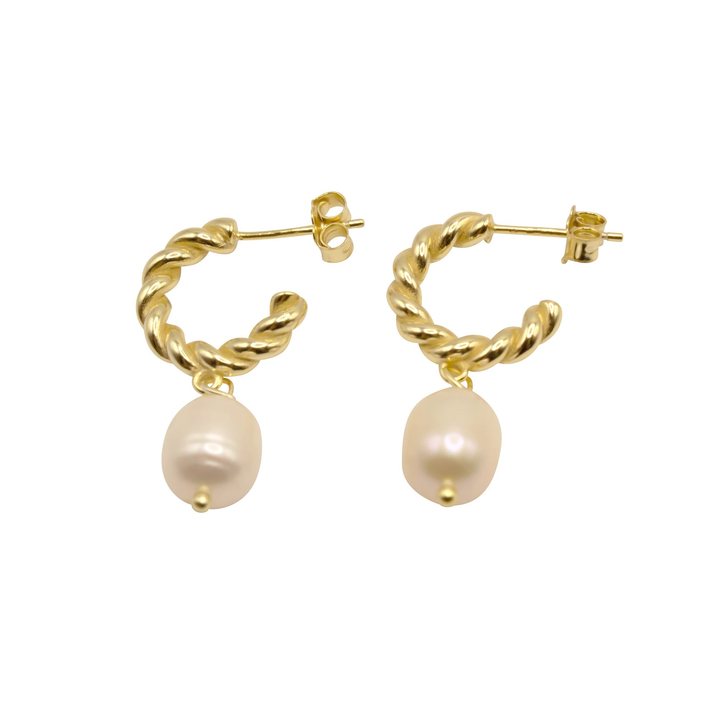 Helix Pearl Hoops